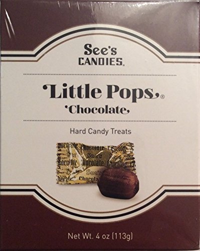 See's Candies Chocolate Little Pops 4 Oz (Pack of 1)