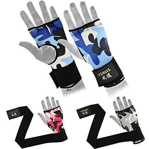 Algopix Similar Product 10 - Verus Camo MMA Inner Gloves Gel Boxing
