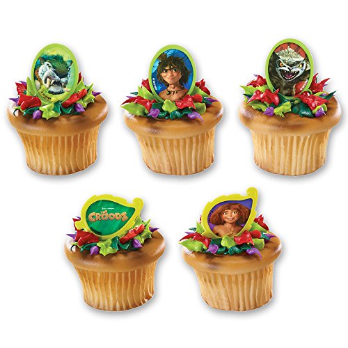 

DecoPac The Croods Eep, Guy and Creatures Cupcake Rings (12 Count)