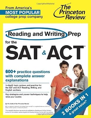 Reading and Writing Prep for the SAT & ACT: 2 Books in 1 (College Test Preparation)