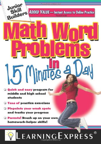 Math Word Problems in 15 Minutes a Day by LearningExpress Editors