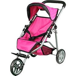 Pink Doll Jogging Stroller