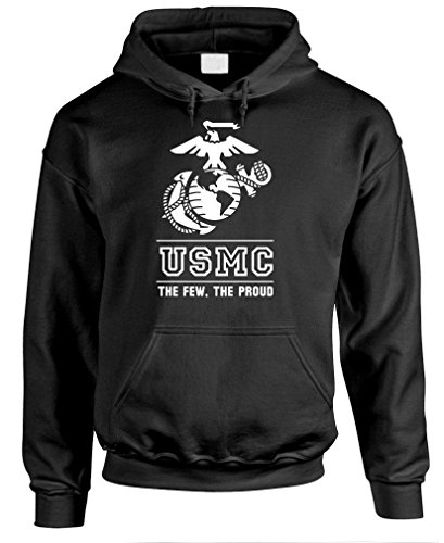 THE FEW THE PROUD THE MARINES usmc marine - Mens Pullover Hoodie