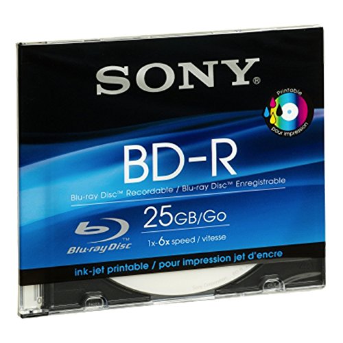 Algopix Similar Product 15 - Sony Bnr25Ipsl BdR BluRay Disc 25GB