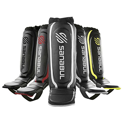 Algopix Similar Product 13 - Sanabul Essential Shin Guards Silver