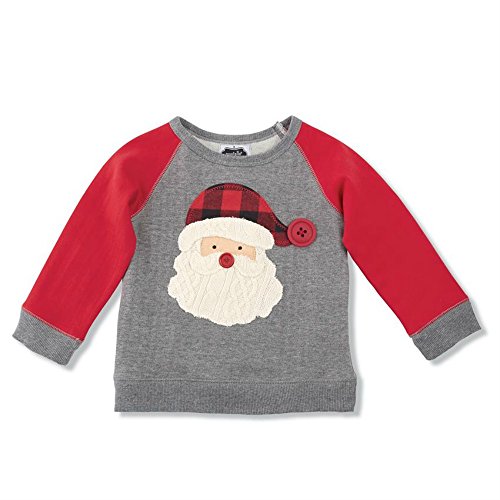 Mud Pie Boys Holiday Santa Sweatshirt