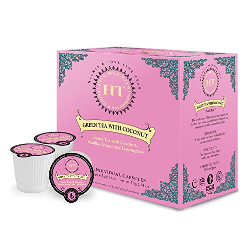 Harney & Sons Green Tea with Coconut & Ginger Capsules (48 capsules)