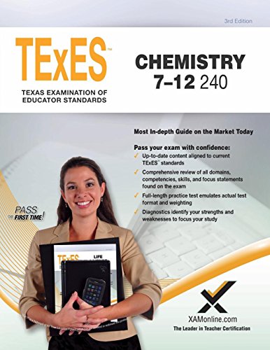 TExES Chemistry 7-12 240 Teacher Certification Study Guide Test Prep by Sharon A Wynne