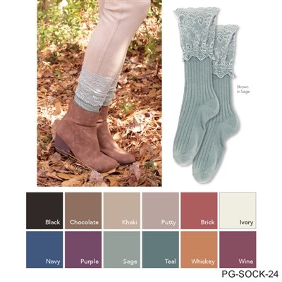 Lace Crew Sock