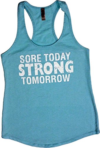 Orange Arrow Women's Sore Today Strong Tomorrow Racerback Tank
