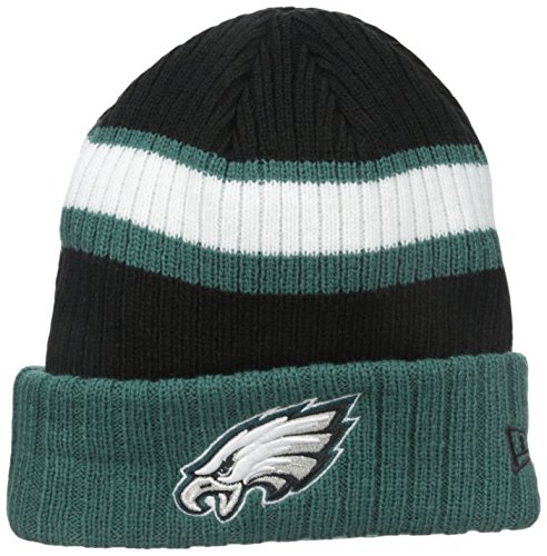 NFL Philadelphia Eagles New Era Rib Start Cuff Beanie, One Size, Green