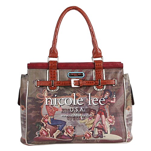 Algopix Similar Product 13 - AMERICAN COWGIRL WESTERN LARGE TOTE BAG