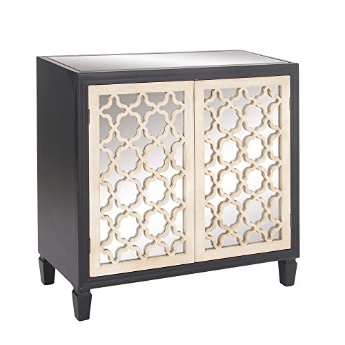 Algopix Similar Product 4 - Benzara Fashionable Wood Cabinet Mirror