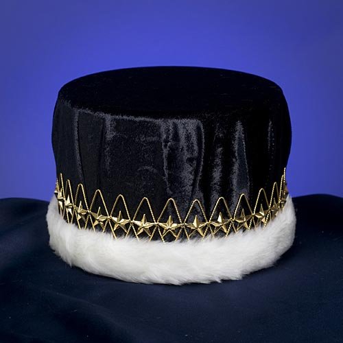 Algopix Similar Product 10 - Black and Gold Velvet Kings Crown