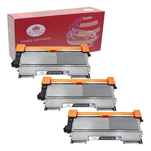 Toner Kingdom New Compatible with Brother TN450 (TN420) Combo Pack High Yield Black Toner Cartridges - 3 Pack