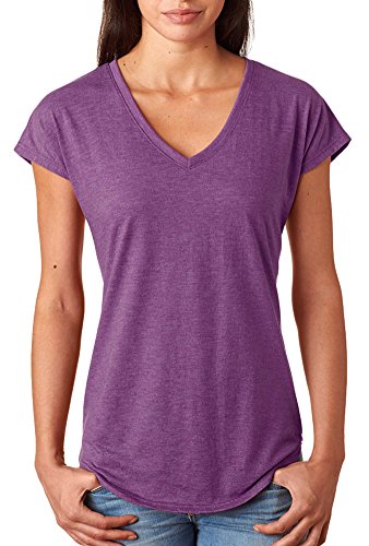 Anvil Ladies' Tri-Blend V-Neck T-Shirt