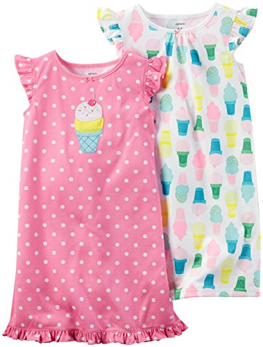 Carter's Girls' 2 Pack Nightgowns