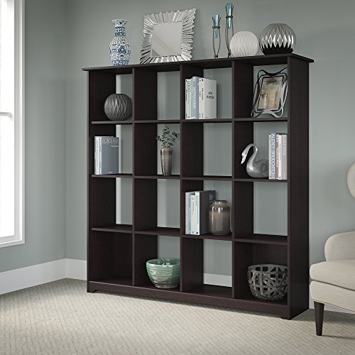 Algopix Similar Product 2 - Bush Furniture Cabot 16 Cube Bookcase
