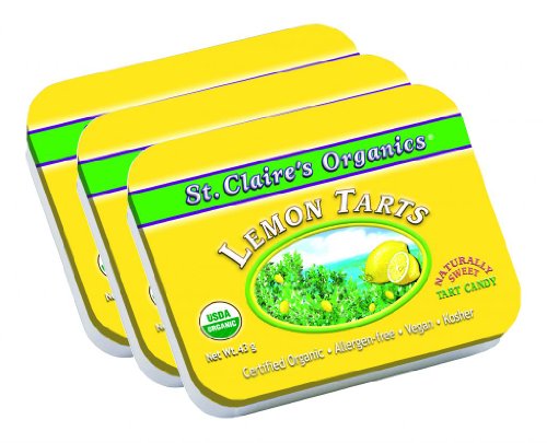 St. Claire's Organics® Lemon Tarts, 1.5 oz Tin (Bundle of 3)