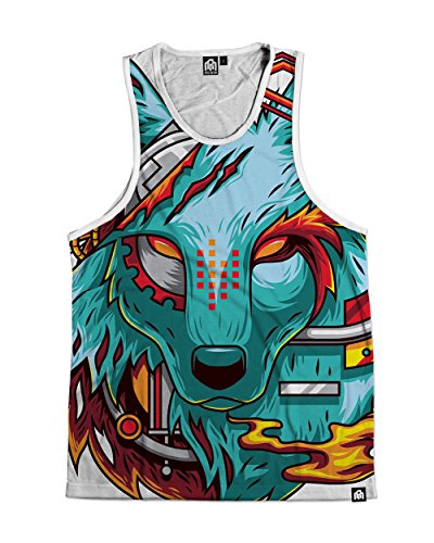 INTO THE AM Digital Wolf Premium All Over Print Tank Top