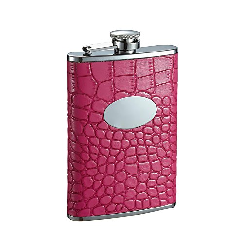 

Visol Arojo Hot Pink Leatherette Liquor Flask - 8 oz
