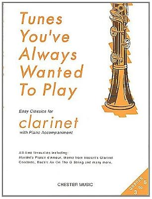 Tunes You've Always Wanted to Play: Easy Classics for Clarinet with Piano Accompaniment