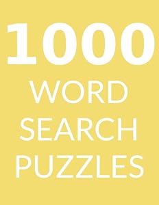 1000 WORD SEARCH PUZZLES: Word Search Book for Adults, Vol 4