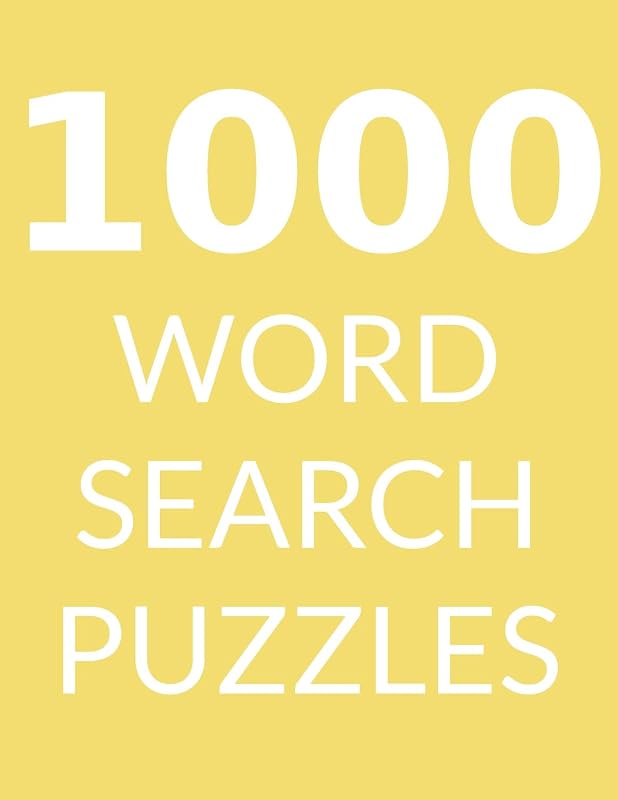1000 WORD SEARCH PUZZLES: Word Search Book for Adults, Vol 4 by Rachel Light