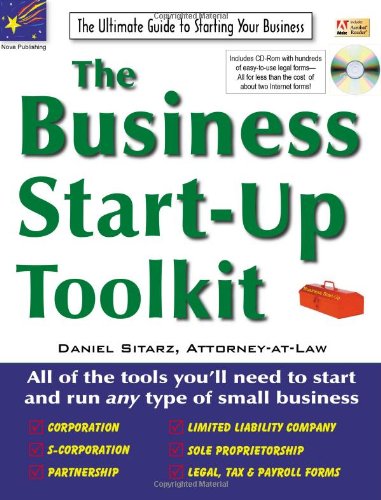 The Business Start-Up Toolkit (Legal Toolkit) by Daniel Sitarz