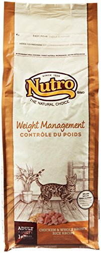 The Nutro Company Weight Loss Adult Cat Food with Chicken and Whole Brown Rice Formula, 6.5-Pound