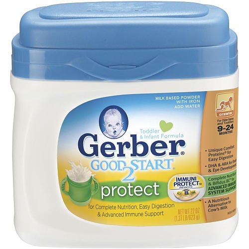 嘉宝雀巢gerber二段增强免疫力配方奶粉623g克