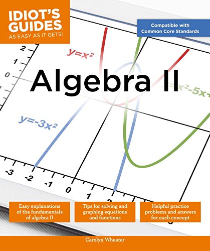 Idiot's Guides: Algebra II by Carolyn Wheater