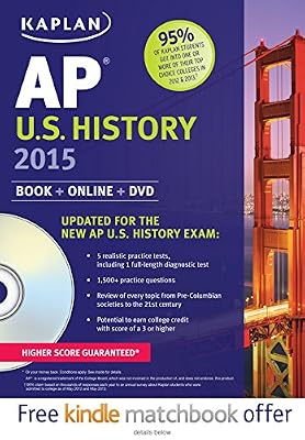 Kaplan AP U.S. History 2015: Book + Online + DVD