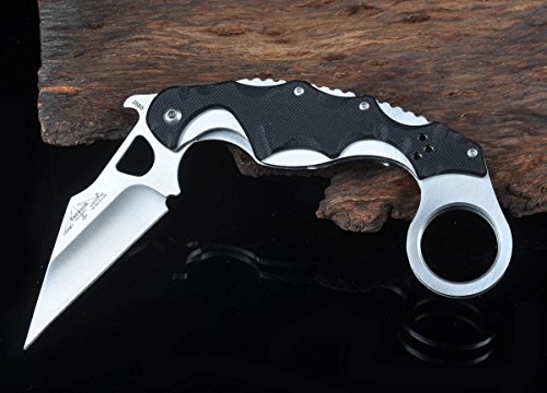 Big Sales?CS GO Neck Knife, Outdoor Survival Camping Hunting Knife Sport Tactical Folding Practice Trainer Training Knife Folded Pocket Knife