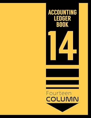 Accounting Ledger Book 14 Column: Bookkeeping Record Book, Blank Fourteen Columns Register to Record Income, Expenses, Finances