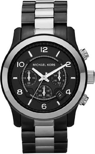 

Men's Two Tone Stainless Steel Quartz Chronograph Gray Dial Date Display