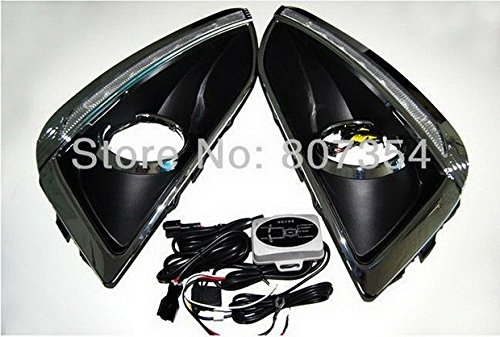 

2 x black LED DRL Daytime Running Light Turn Signal Car Day Fog Driving Lamp Kit Fit For Hyundai ix35 2010 2011 2012