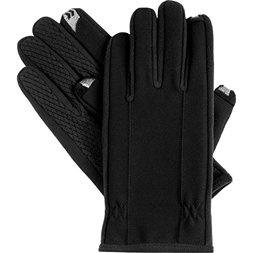 Smartouch 3 Finger Tech Stretch Glove, Front Partial Gather & Silicon Gripper Palm - Fleece Lined