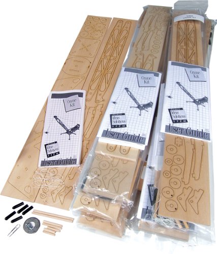 Algopix Similar Product 14 - Pitsco LaserCut Basswood Crane Kit