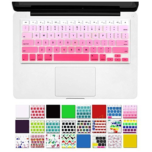 DHZ Keyboard Cover Silicone Skin for MacBook Air 13 and MacBook Pro 13