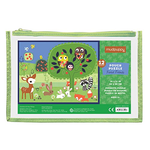 Mudpuppy Forest Friends Pouch Puzzle