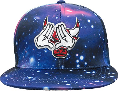 YOXO Popular Bulls White Snapback Cap Hat for Men Baseball Cap (Style-F)