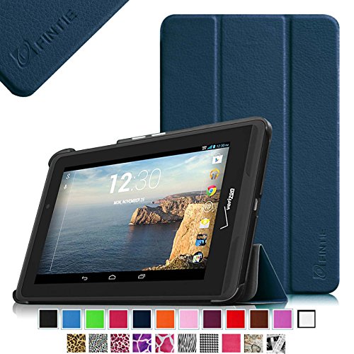 Fintie Verizon Ellipsis 7 Slim Shell Case Cover - Ultra Slim Lightweight Stand for Verizon Ellipsis 7 4G LTE Tablet, Navy