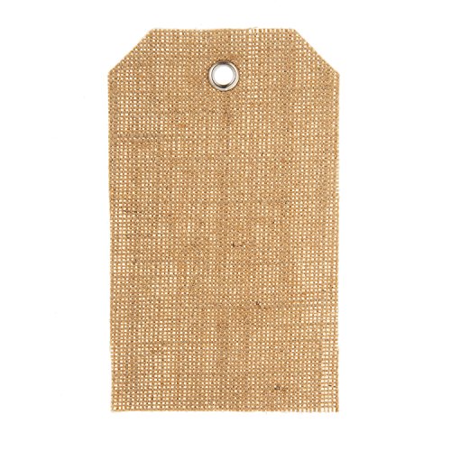Algopix Similar Product 13 - Darice Large Burlap Tag, 100 Piece