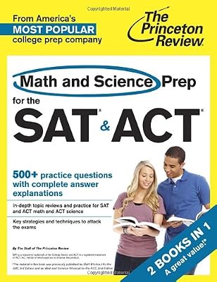 Math and Science Prep for the SAT &amp; ACT: 2 Books in 1