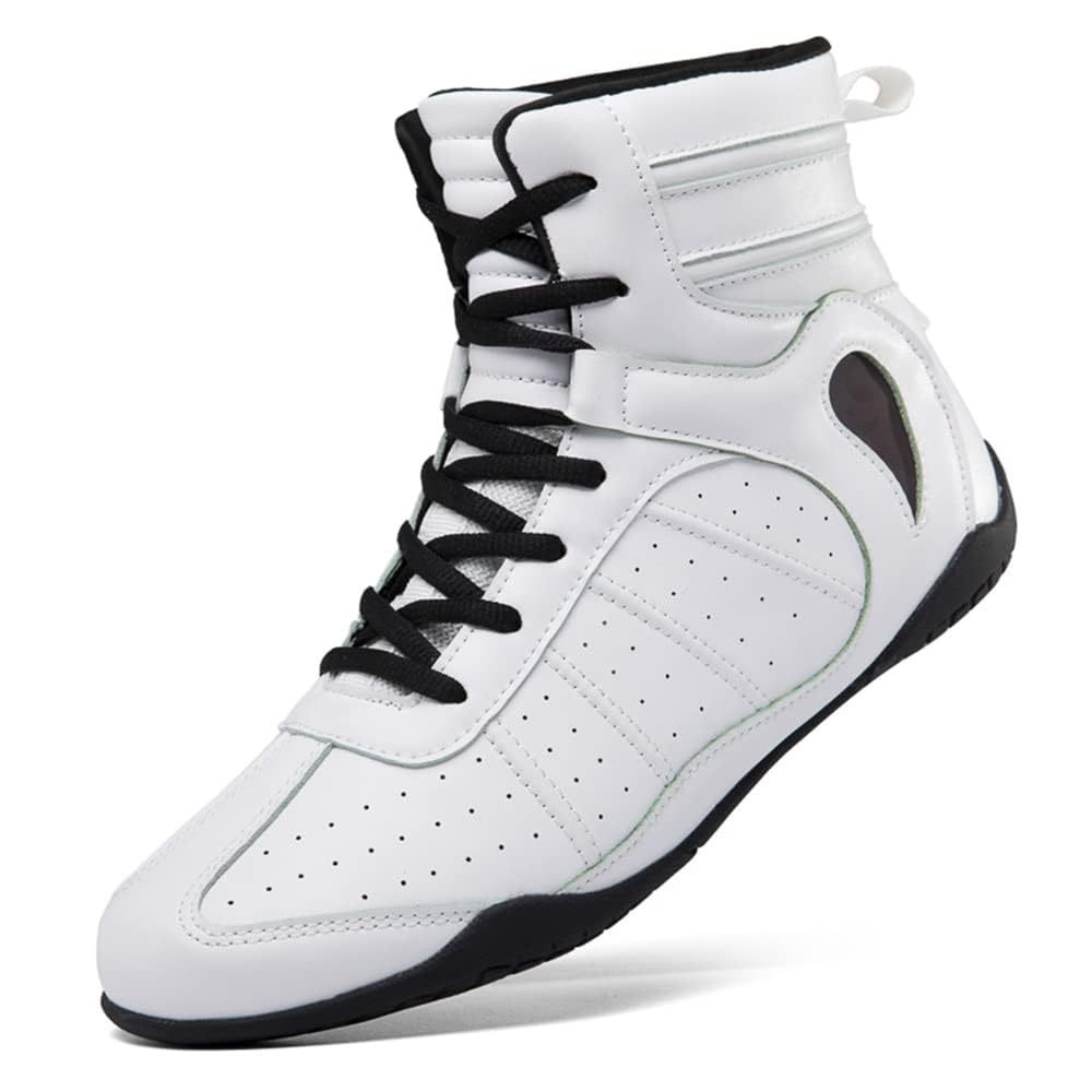 Mens Womens Boxing Boots Fashion Boxers Fitness Sneakers Breathable Sparring Trainers Mesh Wrestling Athletic Shoes_vogvips.com