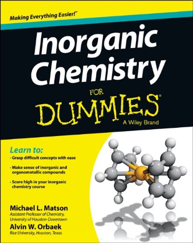 Inorganic Chemistry For Dummies by Michael Matson