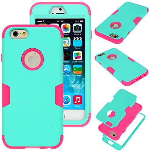 iPhone 6 Case, SGM Dual Layer Protection High Impact Hybrid Armor Case For iPhone 6 4.7 (Compatible With All iPhone 6 4.7