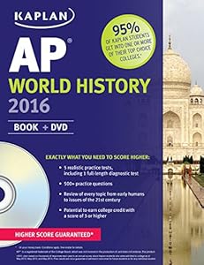 Kaplan AP World History 2016: Book + DVD