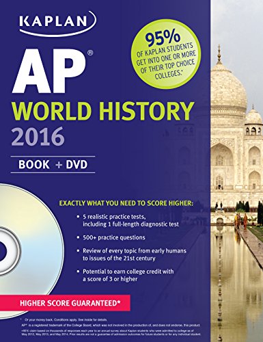 Kaplan AP World History 2016: Book + DVD by Patrick Whelan
